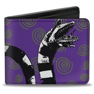 Buckle down Beetlejuice Sandworm bi-fold wallet